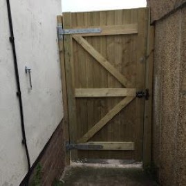 Fencing and gate work by Doug's Property Maintenance in North Somerset