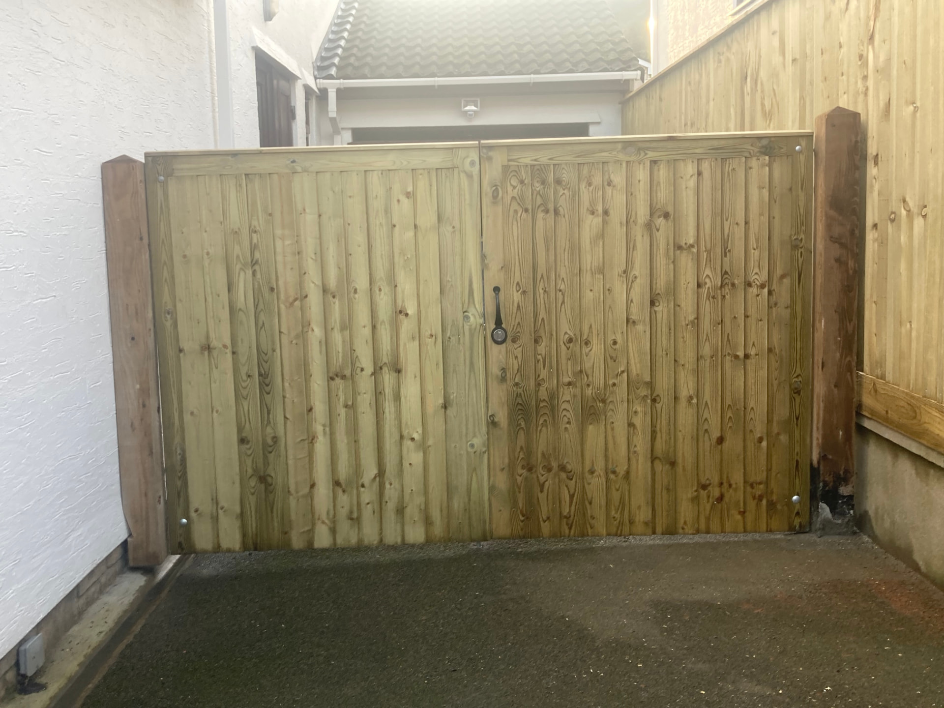 Fencing and gate work by Doug's Property Maintenance in North Somerset