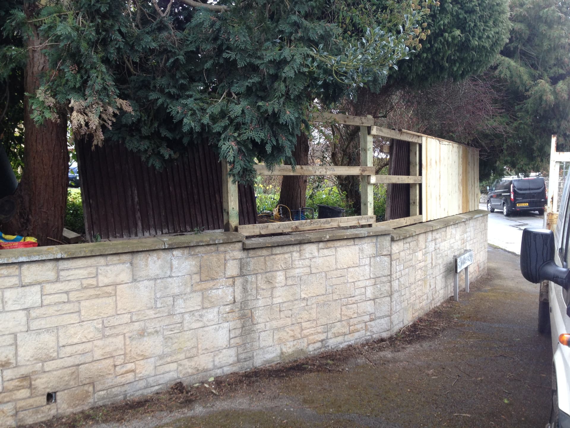 Fencing and gate work by Doug's Property Maintenance in North Somerset